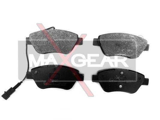 KLOCKI HAMULCOWE PRZÓD FIAT STILO 1,2 1,6 16V 01-CZUJNIKIEM MaXgear 19-0514