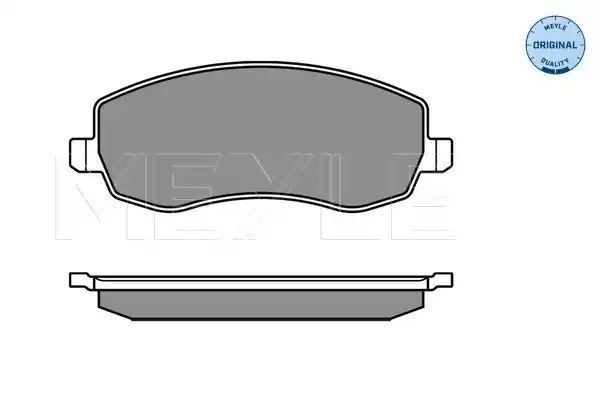 KLOCKI HAMULCOWE PRZÓD CITROEN C8 807 06- Z CZUJNIKIEM MEYLE 0252483919/W