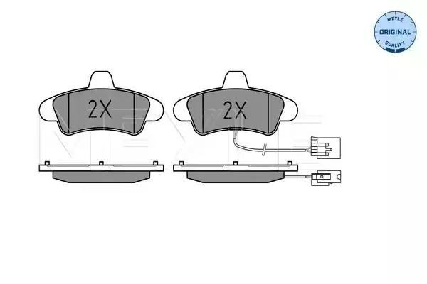 KLOCKI HAMULCOWE TYŁ FORD MONDEO 93- MEYLE 0252341015/B
