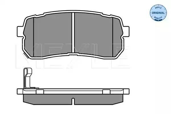 KLOCKI HAMULCOWE TYŁ KIA CARNIVAL 05- Z CZUJNIKIEM MEYLE 0252455915/W