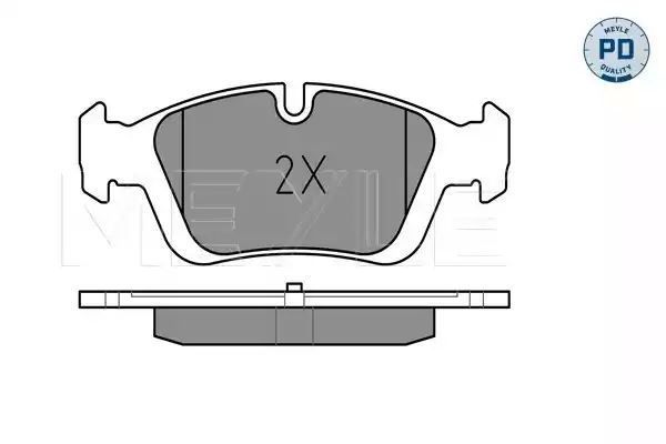 KLOCKI HAMULCOWE PRZÓD BMW E46 98- E36 90- E85 Z4 03- MEYLE 0252328717/PD