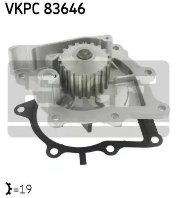 Pompa wody Citroen C5 C6 C8 2,2HDI 06- SKF VKPC83646