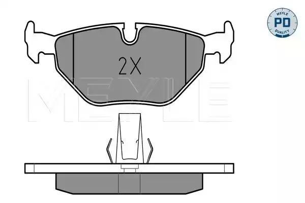 KLOCKI HAMULCOWE TYŁ BMW E39 520-540 11/95- MEYLE 0252169117/PD