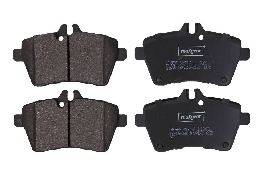 KLOCKI HAMULCOWE PRZÓD MERCEDES W169 A-KLASA 04- W245 B-KLASA MaXgear 19-2887