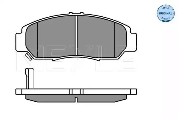 KLOCKI HAMULCOWE PRZÓD HONDA STREAM 01- Z CZUJNIKIEM MEYLE 0252372916/W