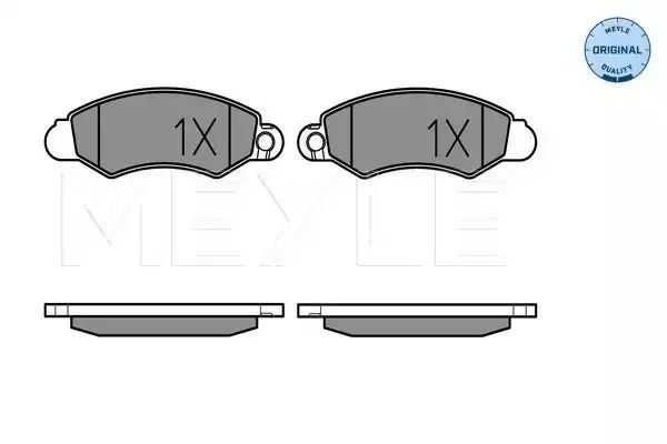 KLOCKI HAMULCOWE PRZÓD SUZUKI SWIFT 96- Z CZUJNIKIEM MEYLE 0252329614/W