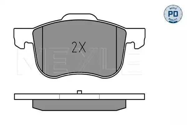 KLOCKI HAMULCOWE PRZÓD VOLVO S80 MEYLE 0252307318/PD