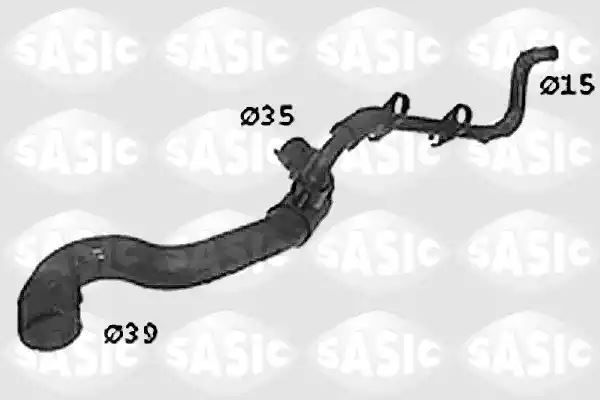 Wąż przewód chłodnicy Citroen Peugeot ZX BERLINGO PARTNER GÓRNY SASIC SWH0436