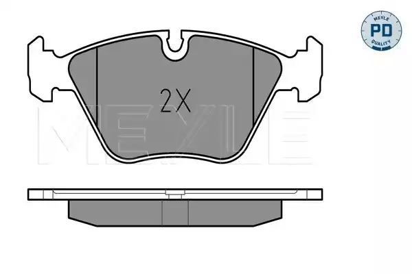 KLOCKI HAMULCOWE PRZÓD BMW E39 520-540 -10/96 MEYLE 0252167720/PD