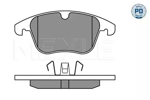 KLOCKI HAMULCOWE PRZÓD FORD MONDEO GALAXY V70 S80 06- MEYLE 0252412319/PD