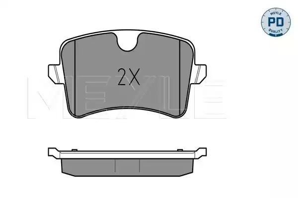 KLOCKI HAMULCOWE TYŁ VW A4 A5 Q5 07- 2,0-4,0/QUATTRO TARCZA 330MM Z CZUJNIKIEM MEYLE 0252460617/PD