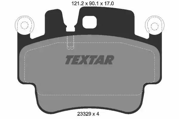 Klocki hamulcowe prz��d Porsche T. 911  966  97- Textar 2332902