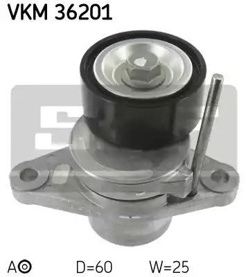 Napinacz paska wielorowkowego Renault LAGUNA III Dacia LOGAN 1,4 1,6 SKF VKM36201