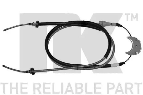 Linka hamulca ręcznego Ford FIESTA 76-95 dł.2750  NK Autoparts 902562