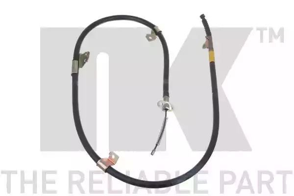 Linka hamulca ręcznego Nissan ALMERA 95-00 PR tył  BEZ ABS  1662 1442  NK Autoparts 902287