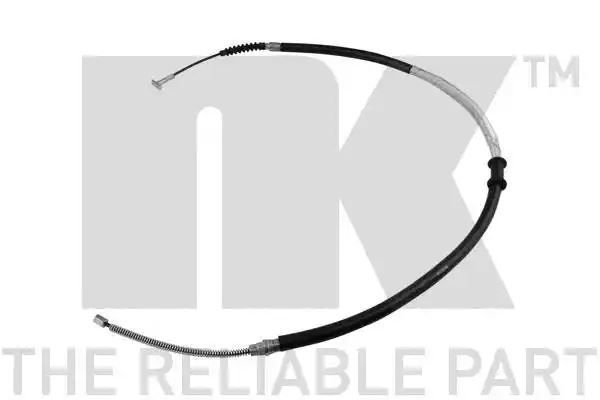 Linka hamulca ręcznego Fiat MULTIPLA 1,6 16V 99-10 LE tył HAM.BĘBNOWE  1143 800  NK Autoparts 9023119