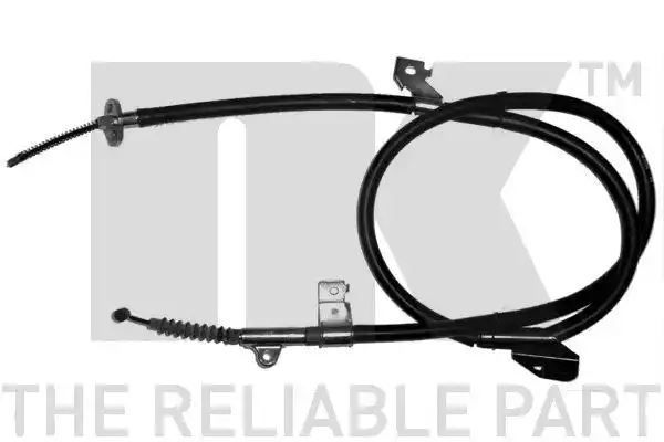 Linka hamulca ręcznego Nissan ALMERA 95-00 LE tył BEZ ABS  1660 1439  NK Autoparts 902286