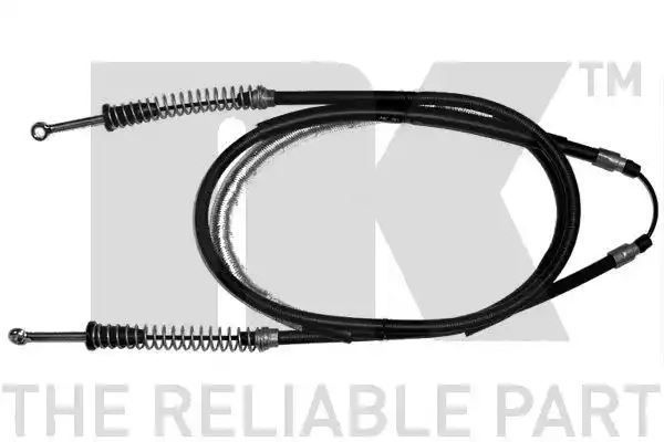 Linka hamulca ręcznego Fiat PANDA 91-03 tył NK Autoparts 902376