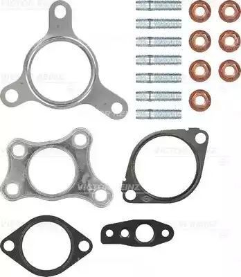 ZESTAW MONTAŻOWY TURBOSPRĘŻARKI NISSAN PATHFINDER 2.5 DCI 4WD 10- Victor Reinz 41017001