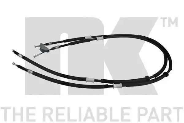 Linka hamulca ręcznego Opel ASTRA G 00-09 LE PR tył  1587 1400 X2 NK Autoparts 9036118