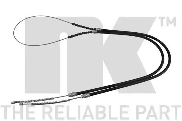Linka hamulca ręcznego Fiat DUCATO 82-94 LE PR tył  2566 697  NK Autoparts 909910