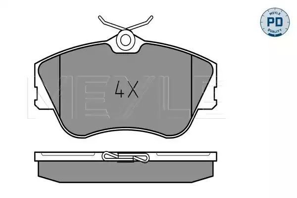 KLOCKI HAMULCOWE PRZÓD VW T4 1,9-2,5 D 90-03 MEYLE 0252147919/PD