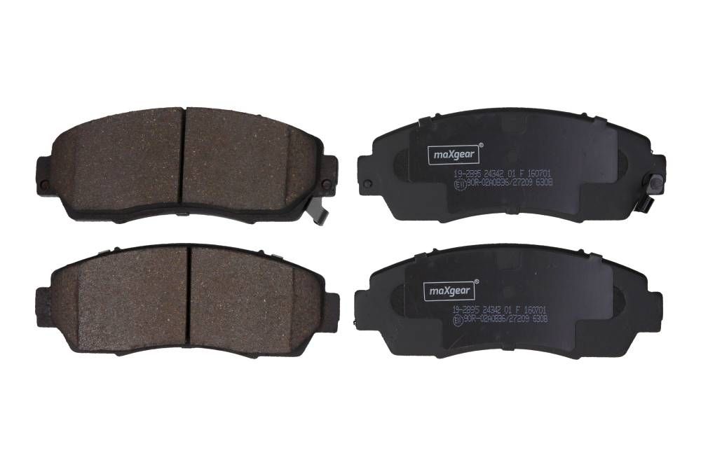 KLOCKI HAMULCOWE PRZÓD HONDA CR-V 12- 2,2I-DTEC ODYSSEY 08- MaXgear 19-2895