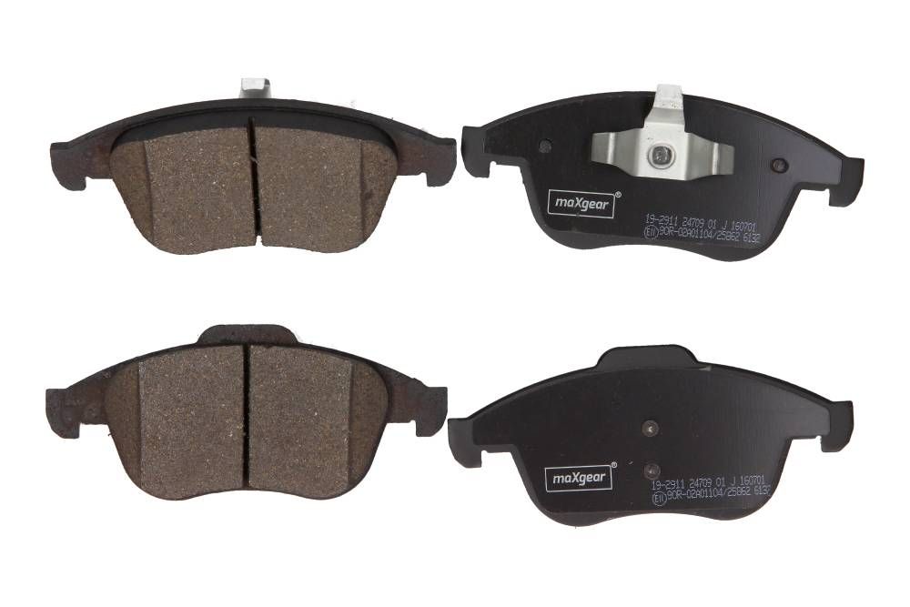 KLOCKI HAMULCOWE PRZÓD RENAULT LAGUNA 07- 2,0 3,0 DCI MaXgear 19-2911