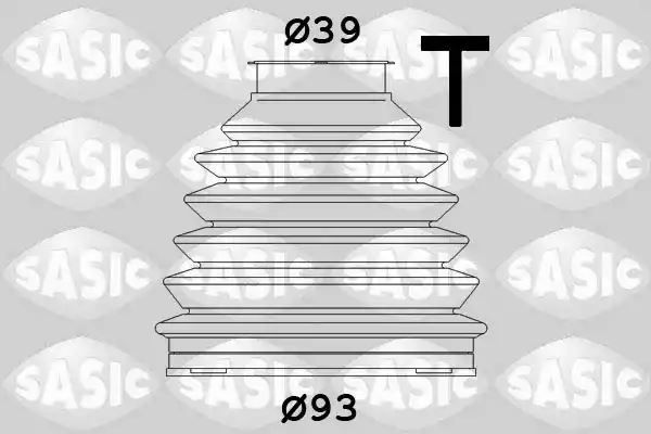 Osłona przegubu zewnętrznego Peugeot 407 04-  607 00- SASIC 1900015