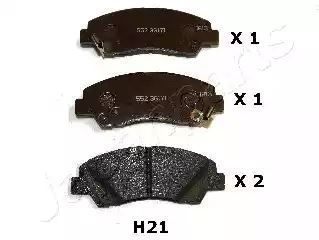 KLOCKI HAM. HYUNDAI P. I10 1,0-1,2 13- Japan Parts PAH21AF