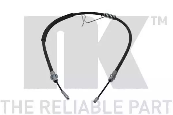 Linka hamulca ręcznego Ford TRANSIT 2,2 TDCI 11- PR. tył  1235 1033  HAM. TARCZOWE NK Autoparts 9025196