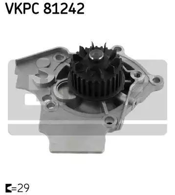 Pompa wody VW 2,0TFSI 03- SKF VKPC81242