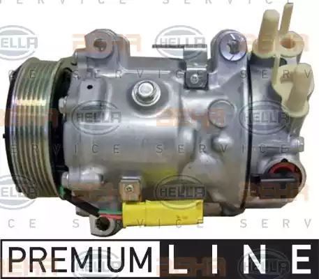 Sprężarka klimatyzacji Citroen C4 2,0HDI 07- Hella 8FK351334271