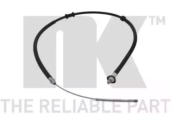 Linka hamulca ręcznego Fiat PANDA 12- PR tył 1437 1166  NK Autoparts 9023190