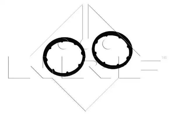 Chłodnica Volvo OLEJU C70 97-05, S60 00-10, S70 96-00, S80 98-06, V70 96-07, V70XC 97-02, XC70 02-07, XC90 02- NRF 31176