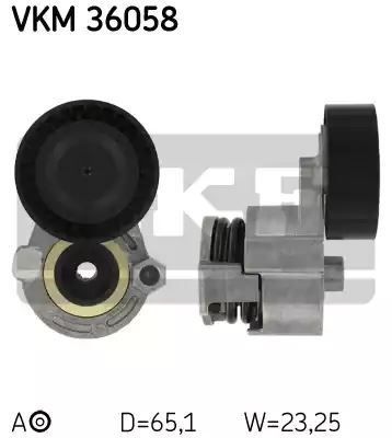 Napinacz paska Renault1,5 DCI MEGANE II KANGOO 1,5DCI 1,4B 1,6 SKF VKM36058