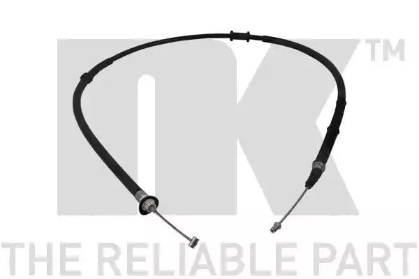 Linka hamulca ręcznego Fiat PANDA 1,2 1,3D 04- LE tył  HAM.TARCZOWE  1485 1270  NK Autoparts 9023183