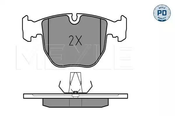 KLOCKI HAMULCOWE PRZÓD BMW E39 520-540 11/95- MEYLE 0252148619/PD