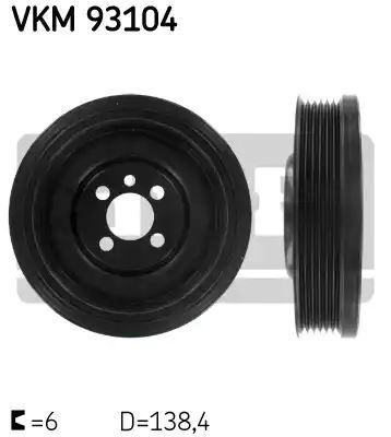 Koło pasowe wału korbowego VW 1,6-2,0 TDI SKF VKM93104