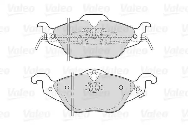 Klocki hamulcowe przód Opel ASTRA 98-05 Valeo 301322