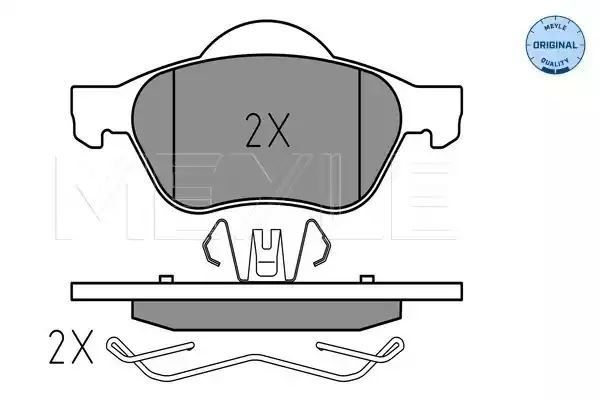 KLOCKI HAMULCOWE PRZÓD RENAULT MEGANE SCENIC 05- MEYLE 252453518