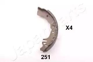 SZCZĘKI HAM. TOYOTA YARIS 1,0-1,3 16V 99- Japan Parts GF251AF