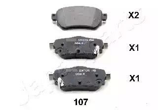 KLOCKI HAM. NISSAN T. QASHQAI 1,5-1,6 DCI 13- Japan Parts PP107AF