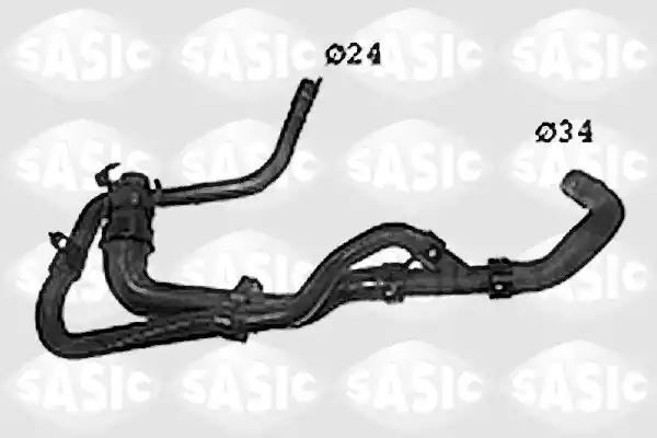 Wąż przewód chłodnicy Citroen Peugeot BERLINGO PARTNER DOLNY SASIC SWH0485