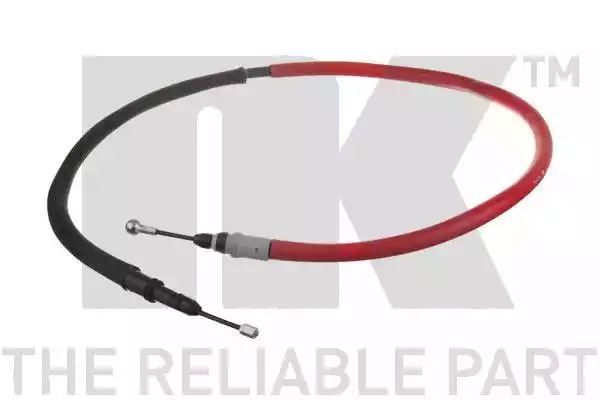 Linka hamulca ręcznego Citroen C8 05- LE PR tył HAM.TARCZOWE  1255 1114  NK Autoparts 901995