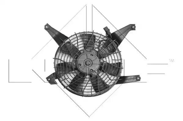 Wentylator chłodnicy Mitsubishi PAJERO 00-07 NRF 47468