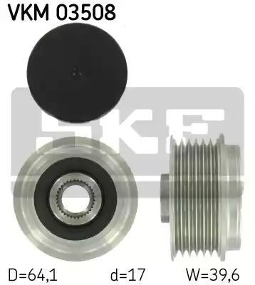 Koło pasowe alternatora Opel  SKF VKM03508