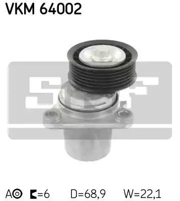 NAPINACZ Mazda PASKA W-KLIN 6 1,8-2,5 02- SKF VKM64002