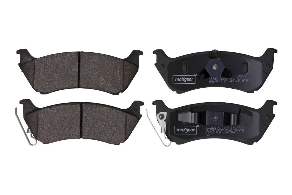 KLOCKI HAMULCOWE TYŁ MERCEDES W163 ML 98- MaXgear 19-2869