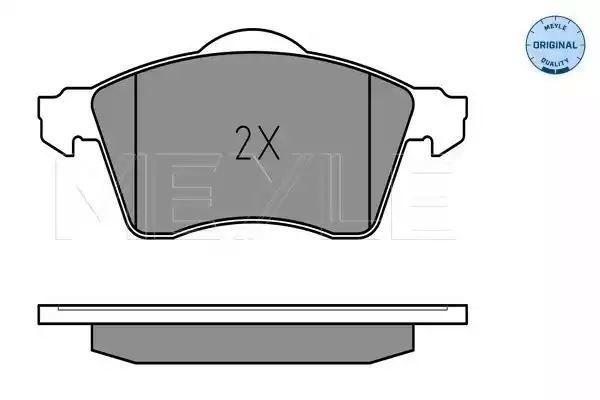 KLOCKI HAMULCOWE PRZÓD VW T4 96- MEYLE 252188319